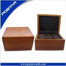 Natural cor de alta qualidade caixa de relógio de madeira caixa de presente